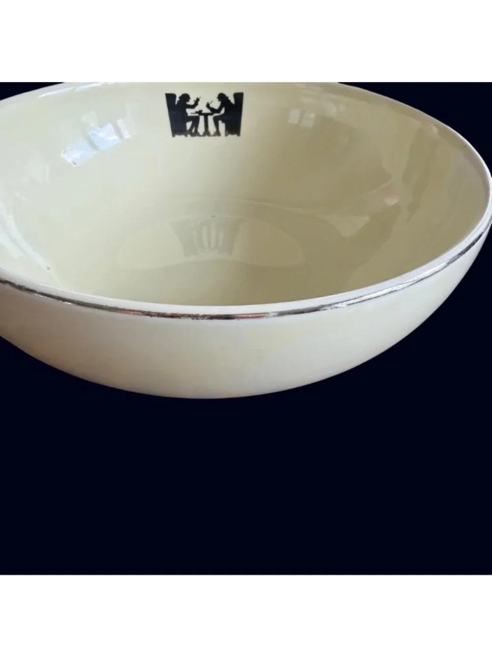 Vintage Hall's Superior Quality Kitchenware Silhouette Tavern Serving Bowl